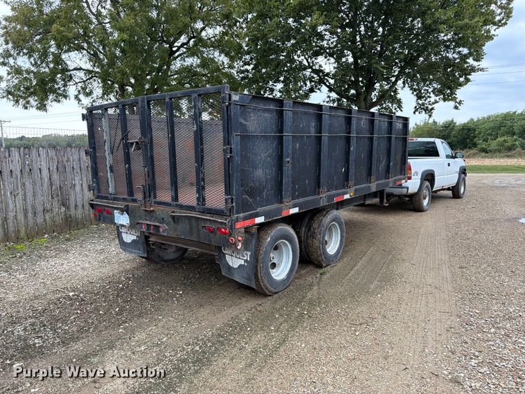image for item FK3499 1985 Shop built dump trailer