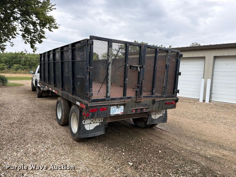image for item FK3499 1985 Shop built dump trailer