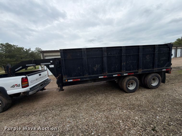 image for item FK3499 1985 Shop built dump trailer