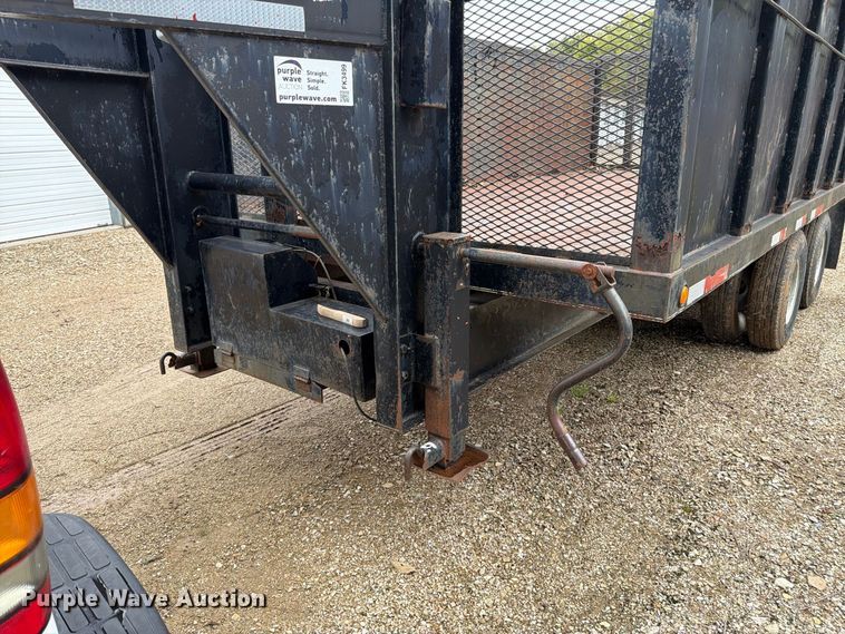 image for item FK3499 1985 Shop built dump trailer