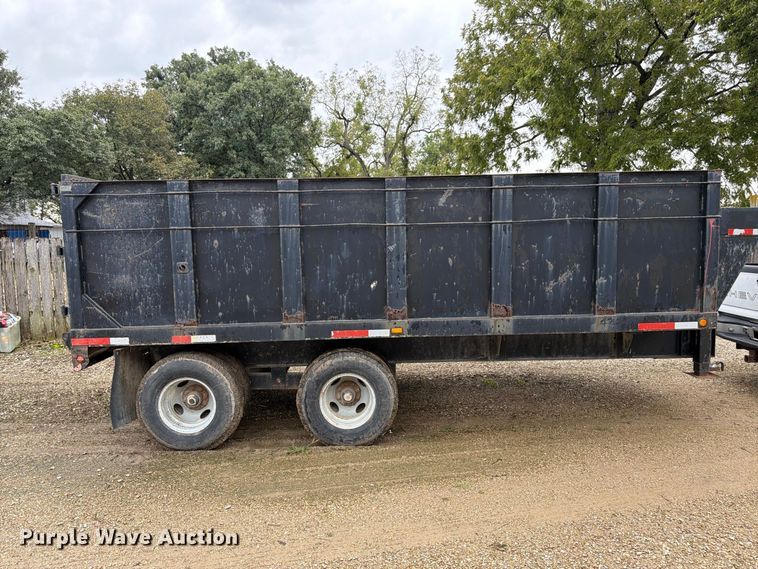 image for item FK3499 1985 Shop built dump trailer