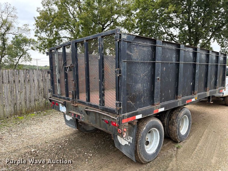 image for item FK3499 1985 Shop built dump trailer