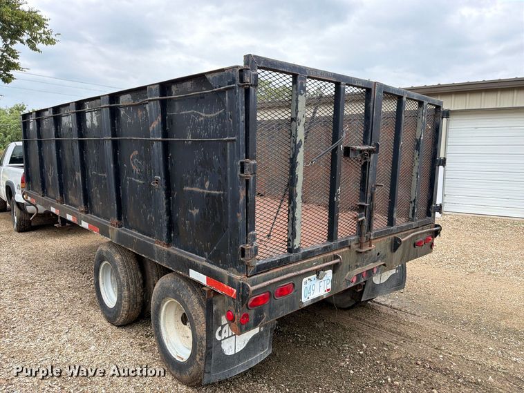 image for item FK3499 1985 Shop built dump trailer