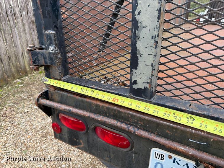 image for item FK3499 1985 Shop built dump trailer