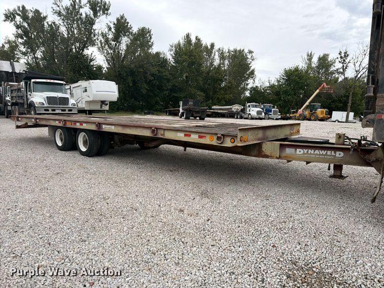 image for item FK3812 1999 Dynaweld tilt deck equipment trailer