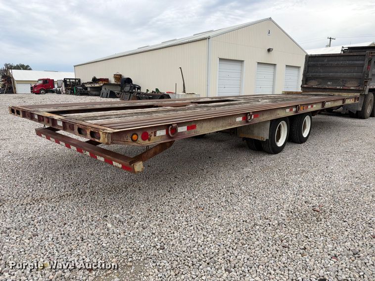 image for item FK3812 1999 Dynaweld tilt deck equipment trailer
