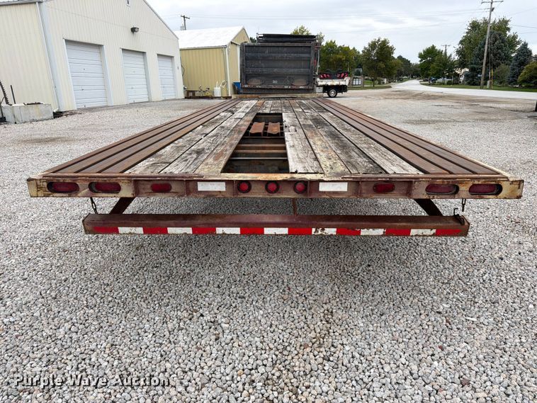 image for item FK3812 1999 Dynaweld tilt deck equipment trailer