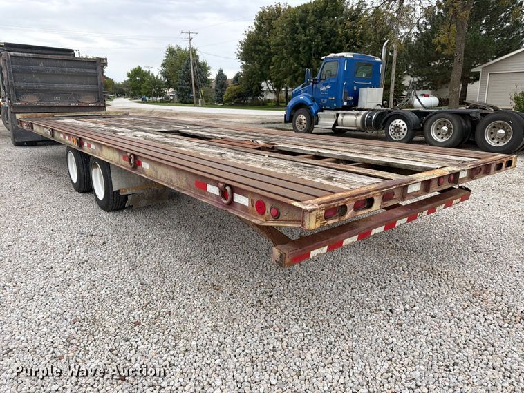 image for item FK3812 1999 Dynaweld tilt deck equipment trailer
