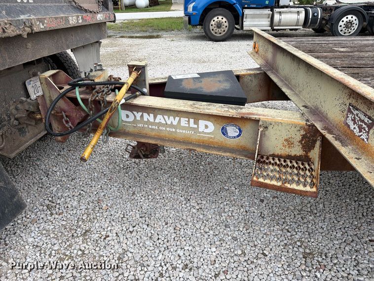 image for item FK3812 1999 Dynaweld tilt deck equipment trailer