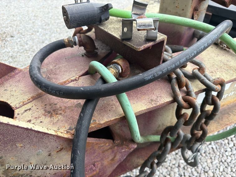 image for item FK3812 1999 Dynaweld tilt deck equipment trailer