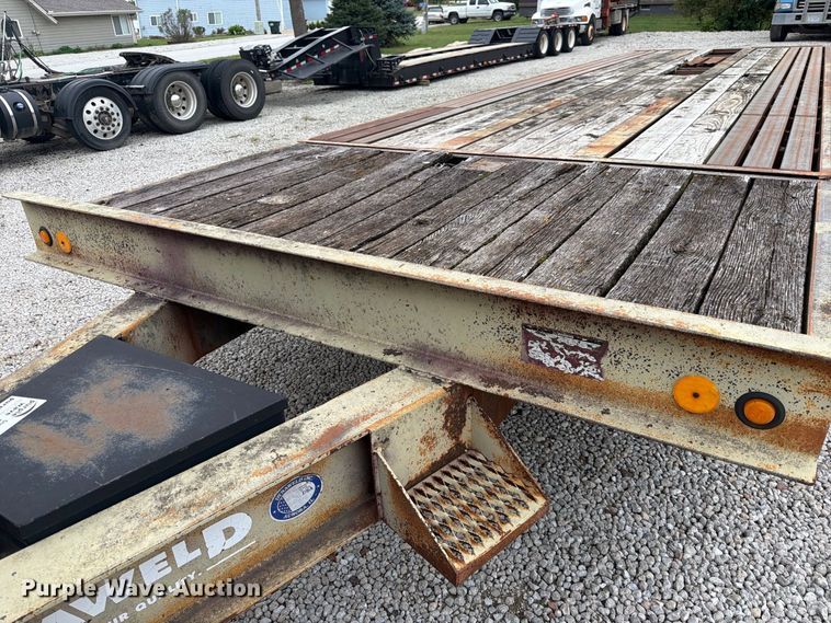 image for item FK3812 1999 Dynaweld tilt deck equipment trailer