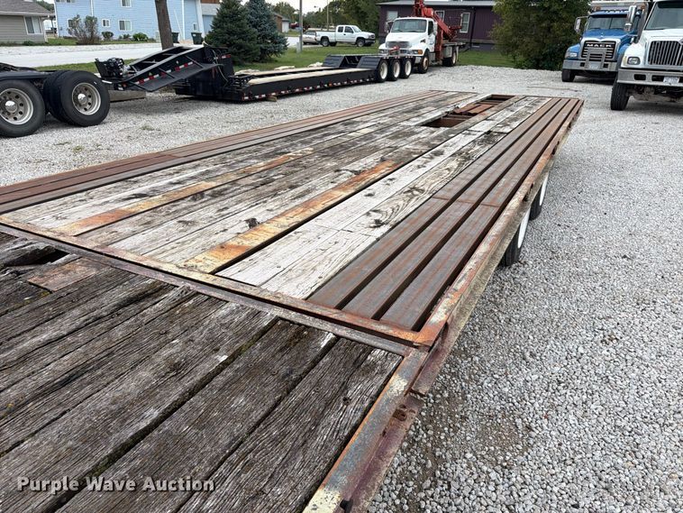 image for item FK3812 1999 Dynaweld tilt deck equipment trailer