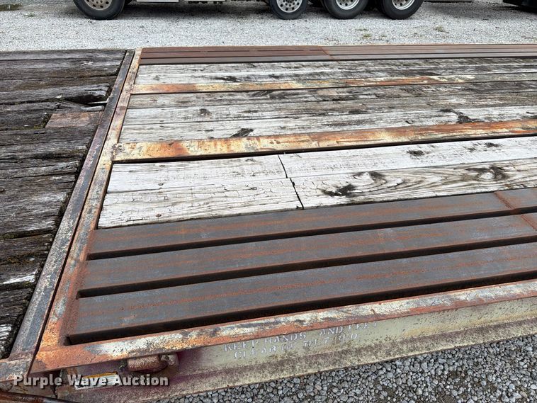 image for item FK3812 1999 Dynaweld tilt deck equipment trailer