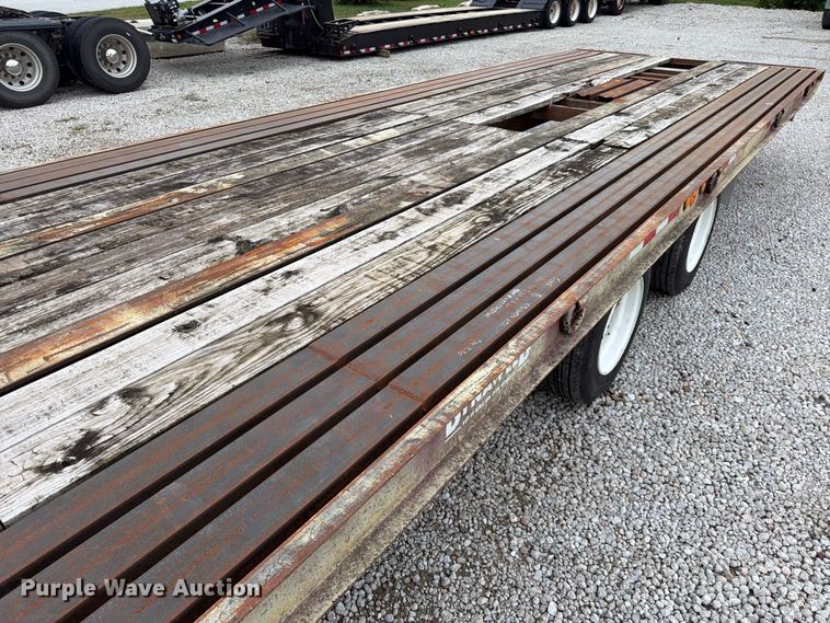 image for item FK3812 1999 Dynaweld tilt deck equipment trailer