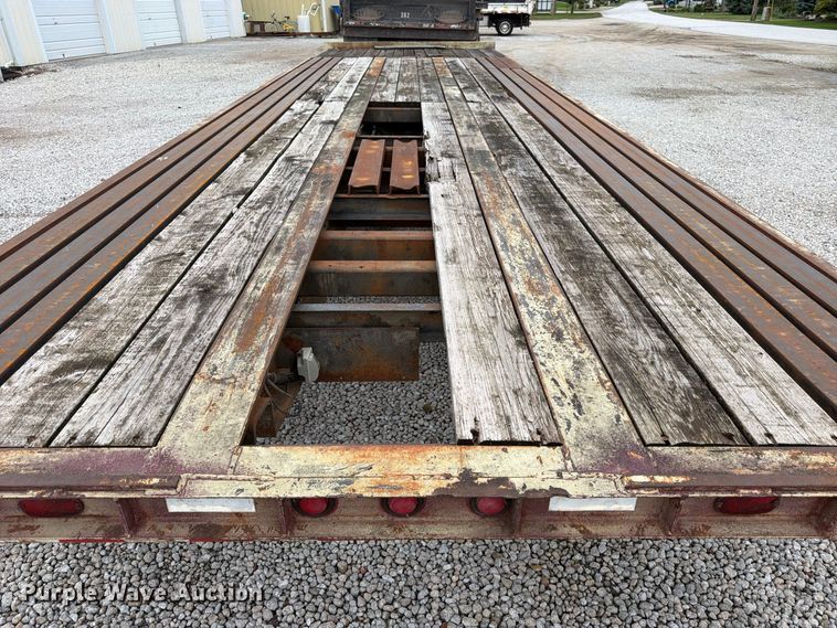 image for item FK3812 1999 Dynaweld tilt deck equipment trailer