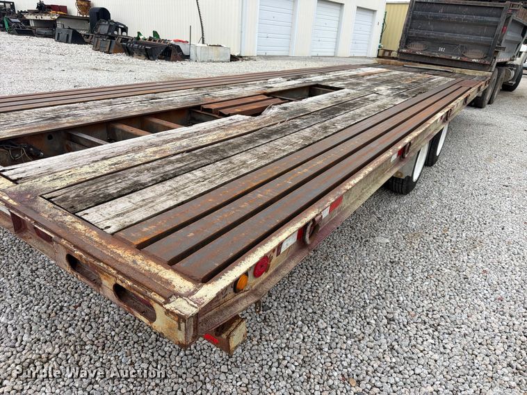 image for item FK3812 1999 Dynaweld tilt deck equipment trailer