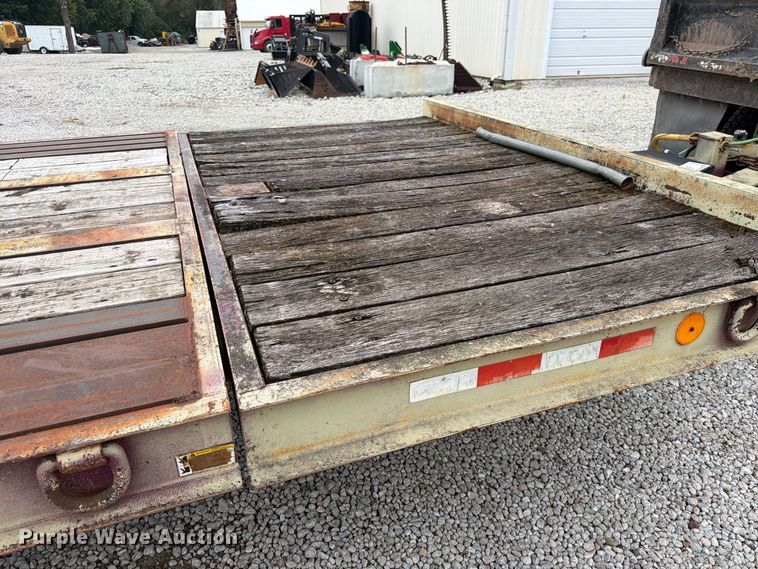 image for item FK3812 1999 Dynaweld tilt deck equipment trailer