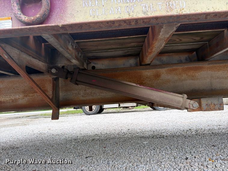 image for item FK3812 1999 Dynaweld tilt deck equipment trailer
