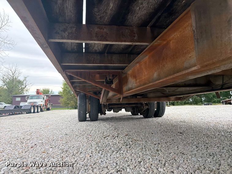 image for item FK3812 1999 Dynaweld tilt deck equipment trailer