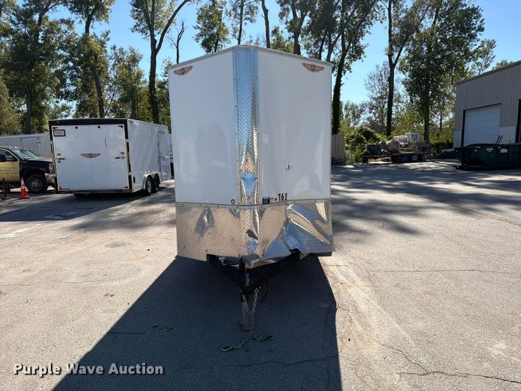 image for item FK3819 2019 H&H H7212SFTV-035 enclosed cargo trailer