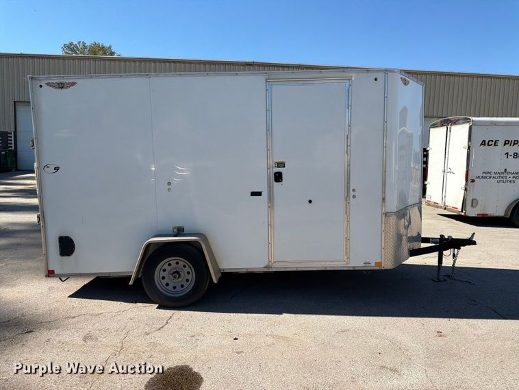 image for item FK3819 2019 H&H H7212SFTV-035 enclosed cargo trailer
