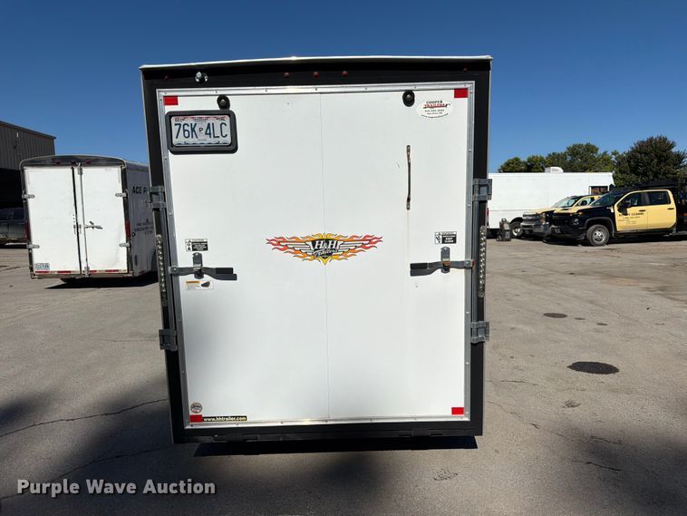 image for item FK3819 2019 H&H H7212SFTV-035 enclosed cargo trailer