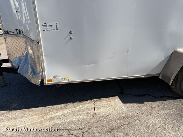image for item FK3819 2019 H&H H7212SFTV-035 enclosed cargo trailer