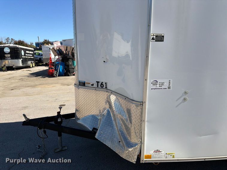 image for item FK3819 2019 H&H H7212SFTV-035 enclosed cargo trailer