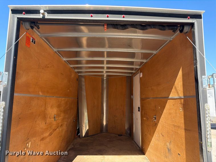 image for item FK3819 2019 H&H H7212SFTV-035 enclosed cargo trailer