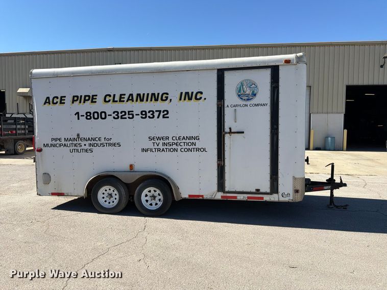 image for item FK3821 2006 Interstate West Corp ILRD716TA2 enclosed cargo trailer