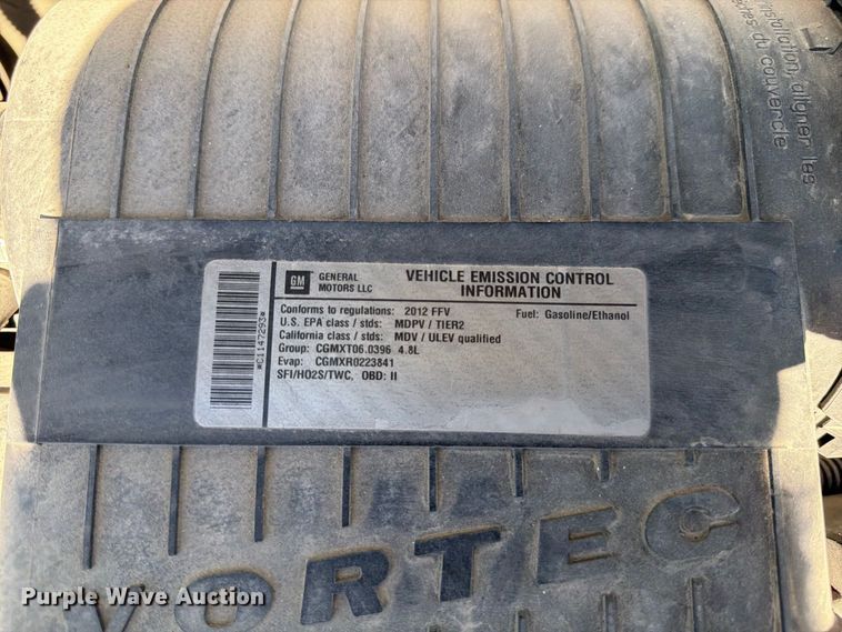 image for item FK4657 2012 Chevrolet Express 2500 delivery van