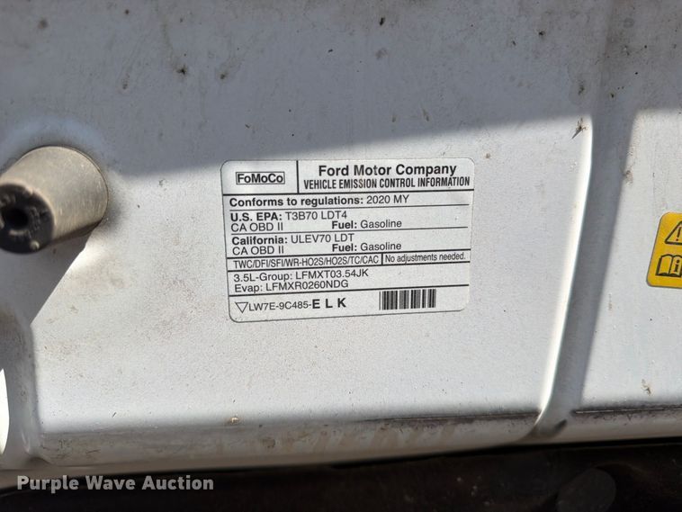 image for item FK4660 2020 Ford F150 Crew Cab pickup truck