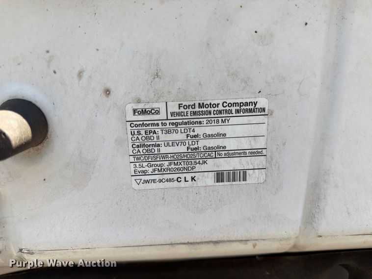 image for item FK4661 2018 Ford F150 Crew Cab pickup truck