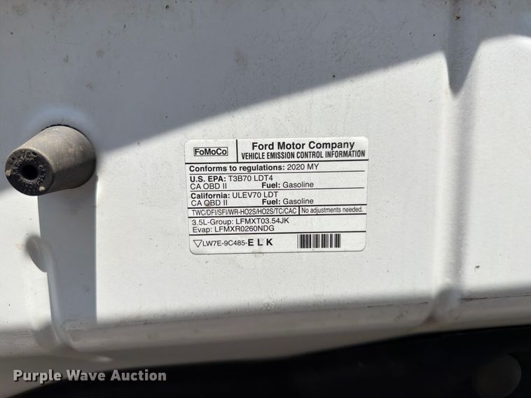 image for item FK4662 2020 Ford F150 Crew Cab pickup truck