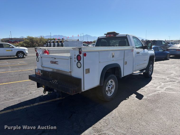 image for item FK4663 2016 GMC Sierra 2500HD utility bed pickup truck