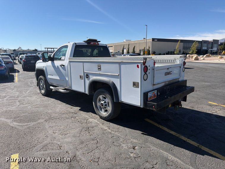 image for item FK4663 2016 GMC Sierra 2500HD utility bed pickup truck