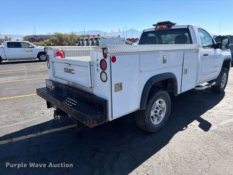 image for item FK4663 2016 GMC Sierra 2500HD utility bed pickup truck