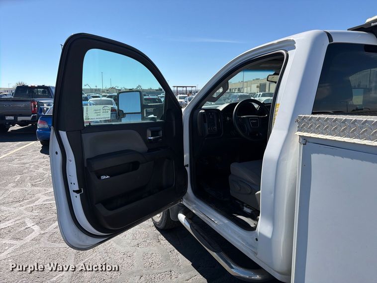 image for item FK4663 2016 GMC Sierra 2500HD utility bed pickup truck