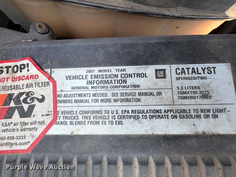 image for item FK5252 2007 Chevrolet Tahoe SUV