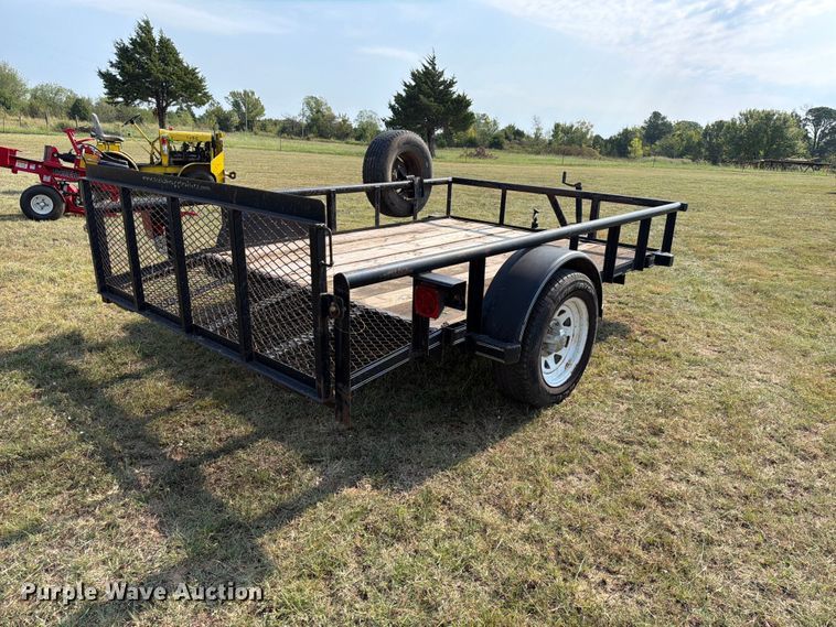 image for item FK5260 2012 Texas Bragg utility trailer