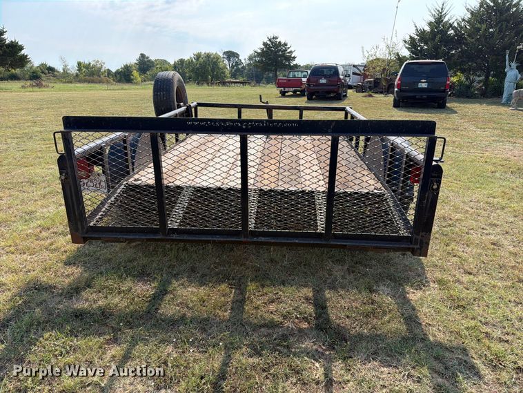 image for item FK5260 2012 Texas Bragg utility trailer