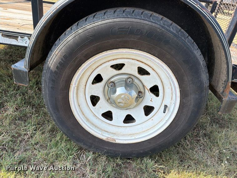 image for item FK5260 2012 Texas Bragg utility trailer