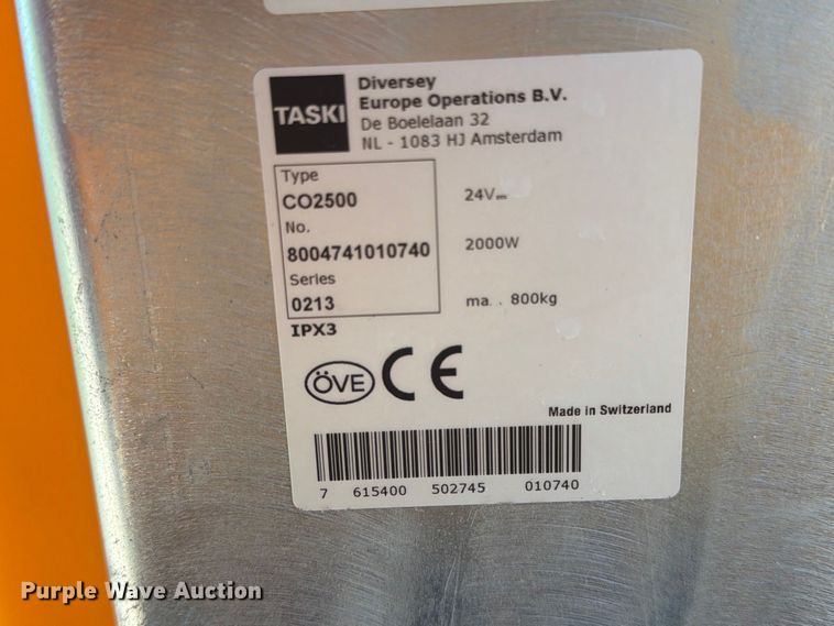 image for item FN2635 Taski CO2500 floor scrubber