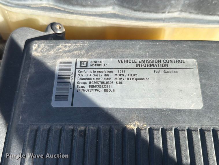 image for item FP3134 2011 Chevrolet Silverado 2500HD utility bed pickup truck