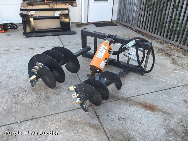 image for item FP3138 2025 Wolverine ADB-13-1218R skid steer auger