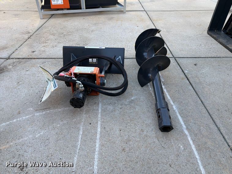 image for item FP3140 2026 Wolverine MAD-12-12D skid steer auger