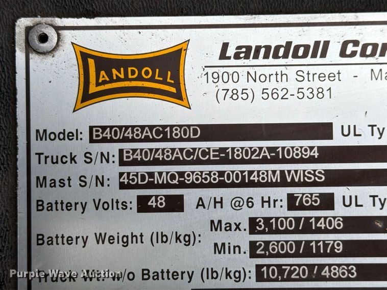 image for item FT3021 2018 Bendi B40AC forklift