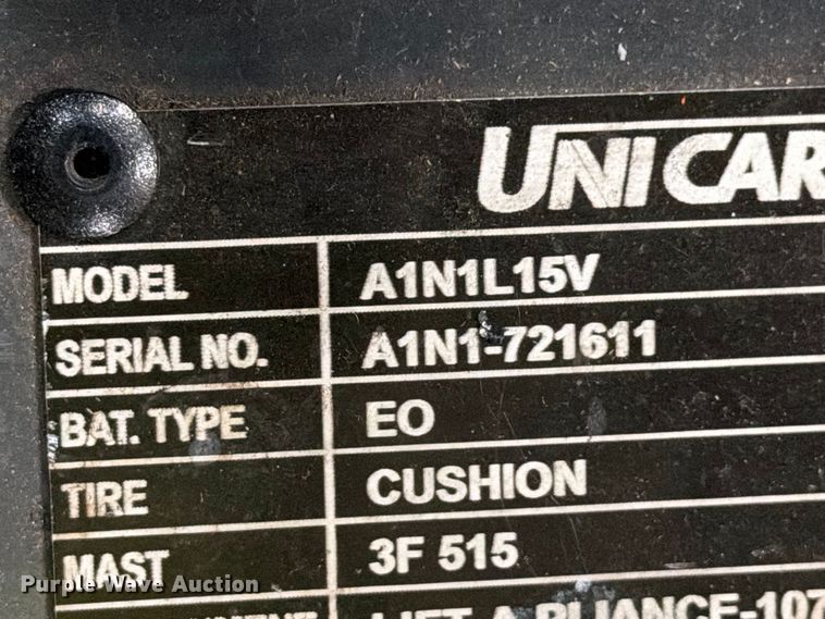 image for item FT3023 2015 Nissan A1N1L15V forklift