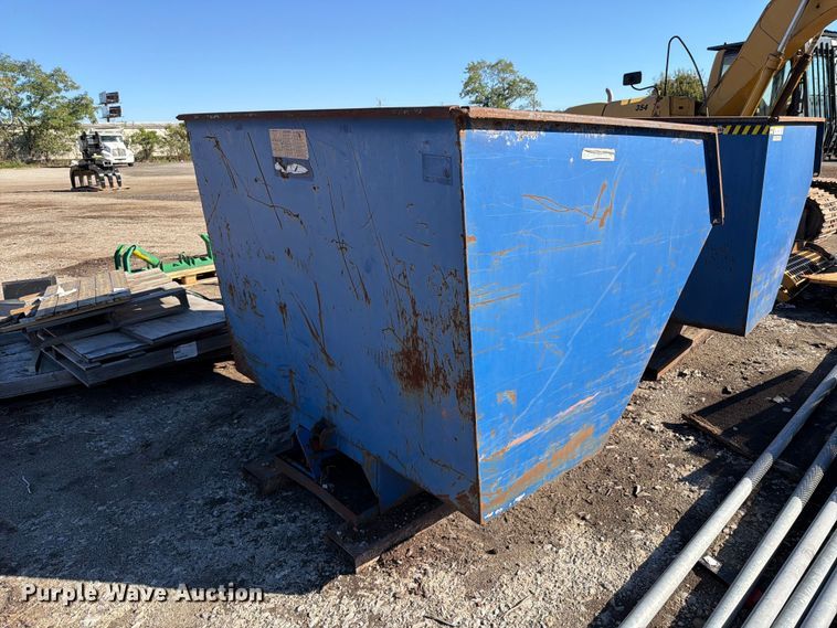 image for item FT6439 Vestil D-400-HD dump hopper