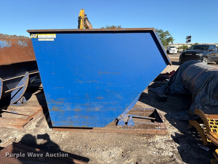 image for item FT6440 Vestil D-400-HD dump hopper